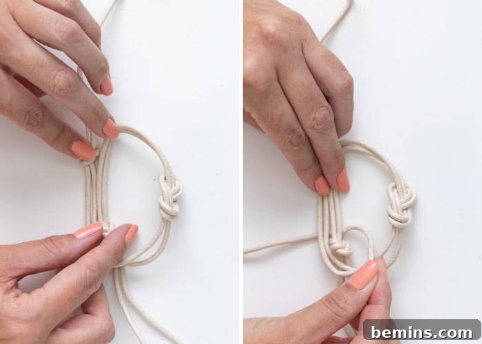 Step 4: Preparing for the Sliding Knot