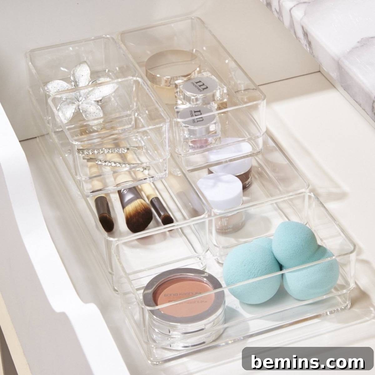 23 Budget-Friendly Organization Finds for a Clutter-Free Life 11 Plastic makeup drawer organizers