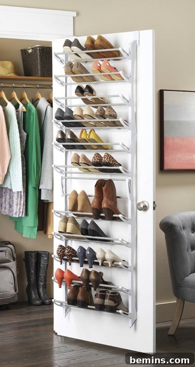23 Budget-Friendly Organization Finds for a Clutter-Free Life 15 Over-the-door shoe rack