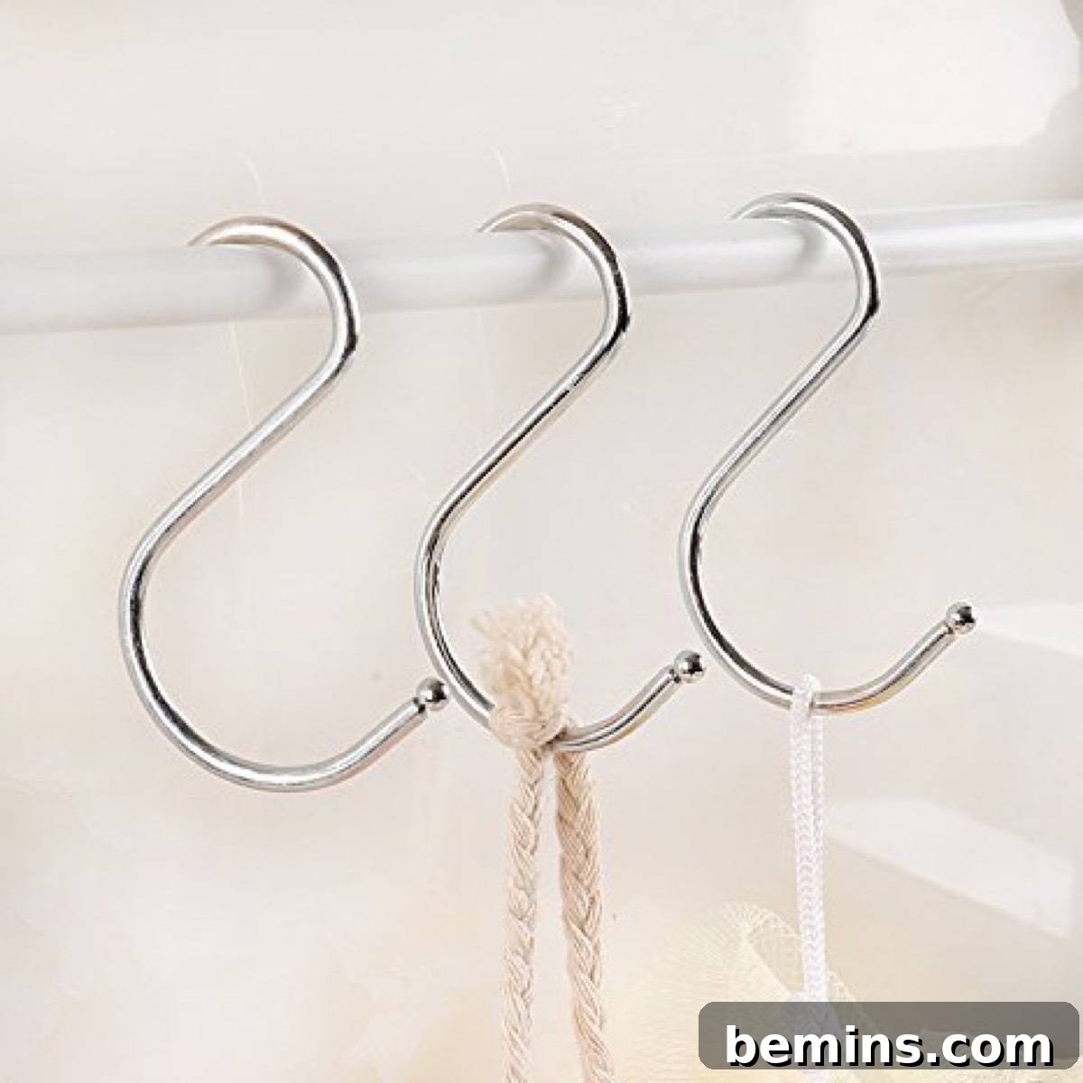 23 Budget-Friendly Organization Finds for a Clutter-Free Life 23 S-shaped hooks