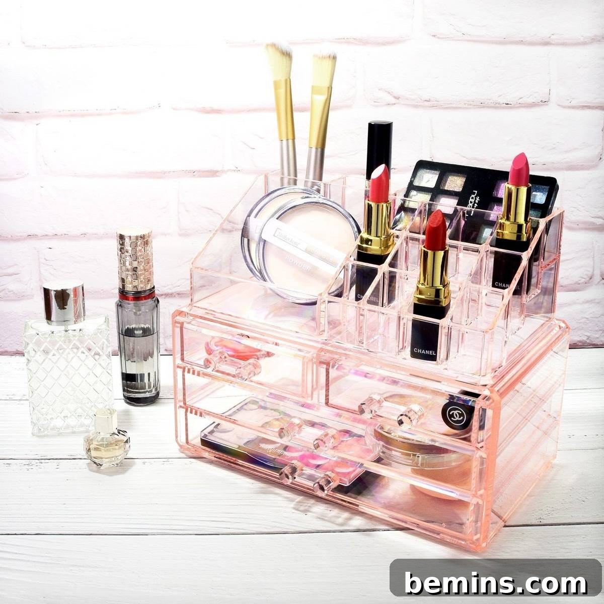 23 Budget-Friendly Organization Finds for a Clutter-Free Life 10 Acrylic makeup organizer