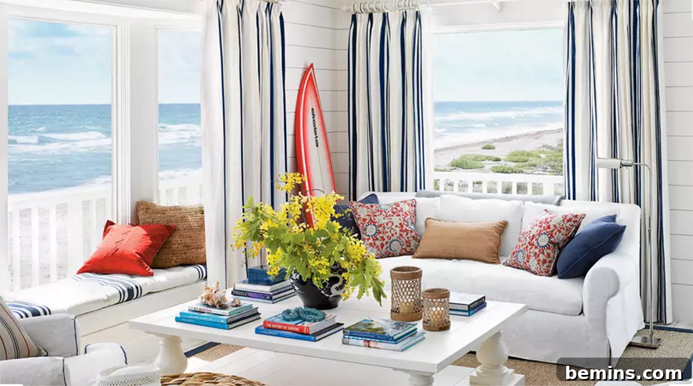 Beach Decor Living Room: A Serene and Relaxing Atmosphere