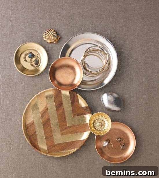 Gilded chargers and dishes, adding a touch of elegance to your tabletop