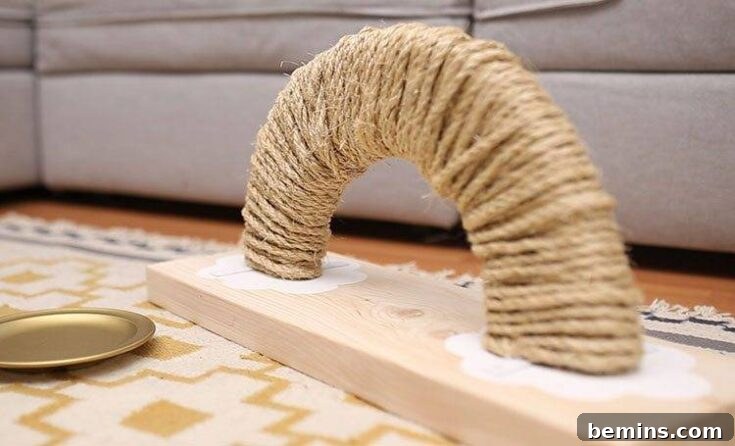 Rainbow Cat Scratching Post
