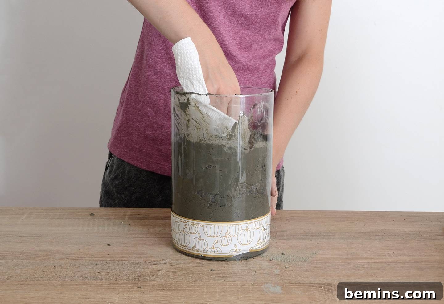 DIY Modern Wood and Concrete Coat Rack 6 Step 3 | DIY Cement Coat Rack