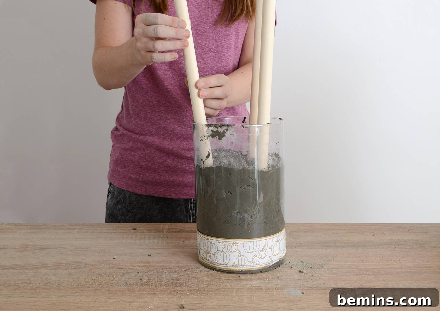 DIY Modern Wood and Concrete Coat Rack 7 Step 4 | DIY Cement Coat Rack