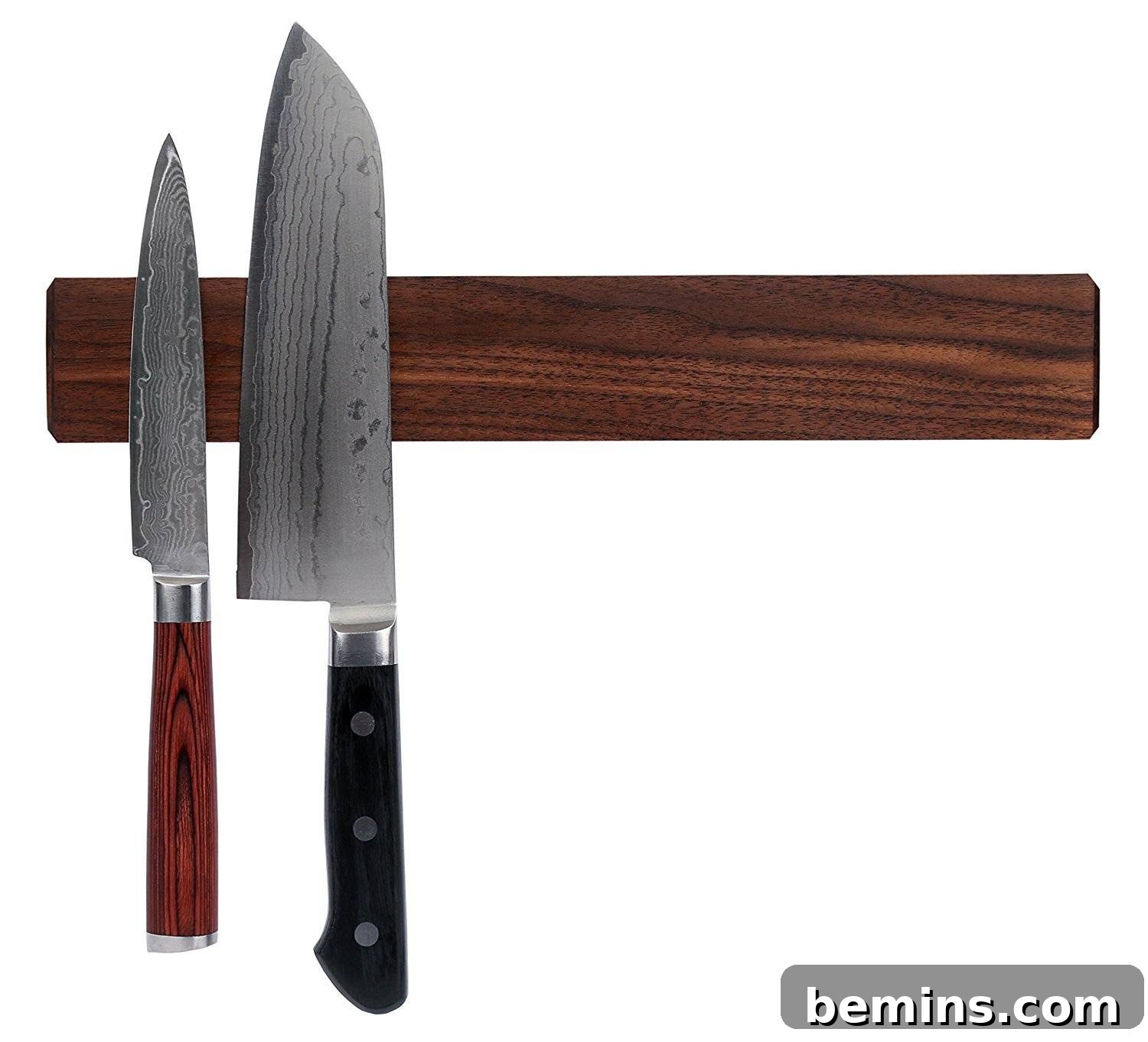 Magnetic Strips: Your Ultimate Home Organization Hack 19 Walnut magnetic knife strip
