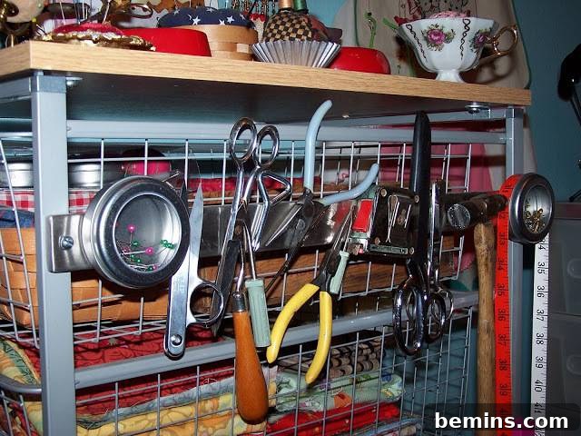 Magnetic Strips: Your Ultimate Home Organization Hack 8 Craft tools stored on a magnetic knife strip