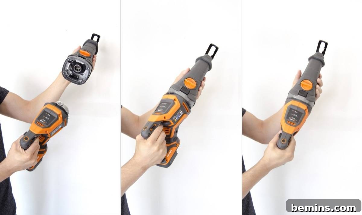 Assembling the Ridgid MEGAMax with the Reciprocating Saw Attachment