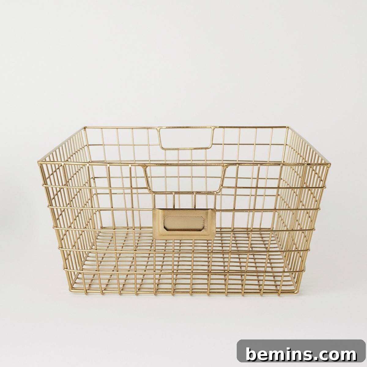 Gold wire basket from H&M