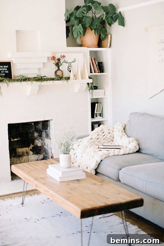 Autumn Hues: Elevating Your Living Space with Textural Accents 5 Chunky knit blanket draped over a sofa, creating a cozy and inviting atmosphere