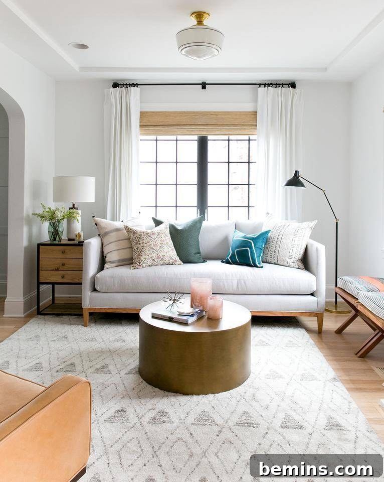 Autumn Hues: Elevating Your Living Space with Textural Accents 8 Sofa with layered throw pillows in various textures and patterns