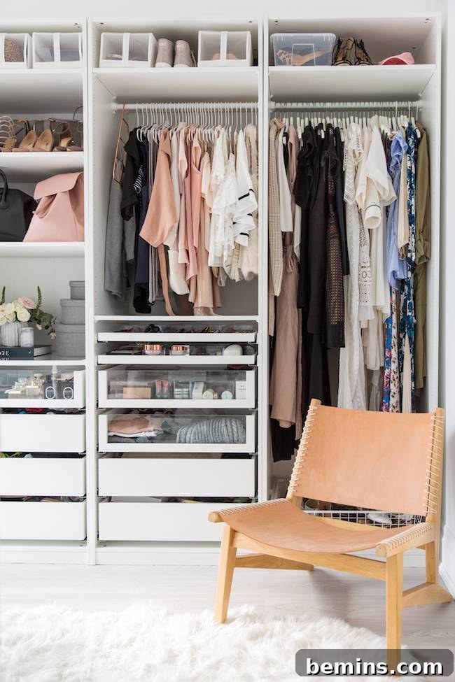 Crafting Your Perfect IKEA Closet: A Design Guide 2 IKEA custom closet solution