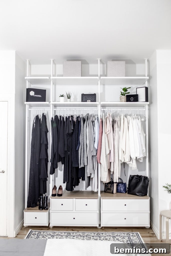 Crafting Your Perfect IKEA Closet: A Design Guide 9 How to maximize the ELVARLI closet