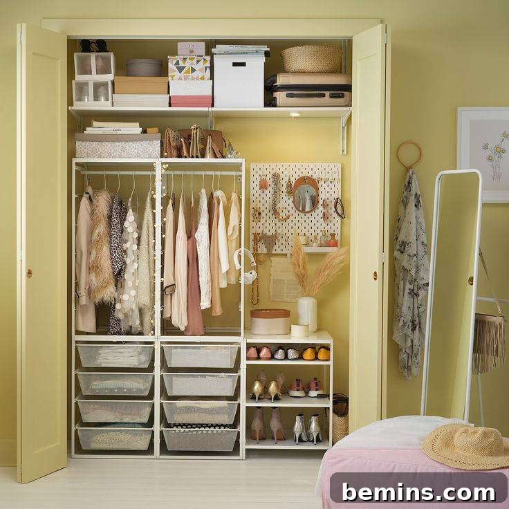 Crafting Your Perfect IKEA Closet: A Design Guide 12 IKEA JONAXEL wardrobe system