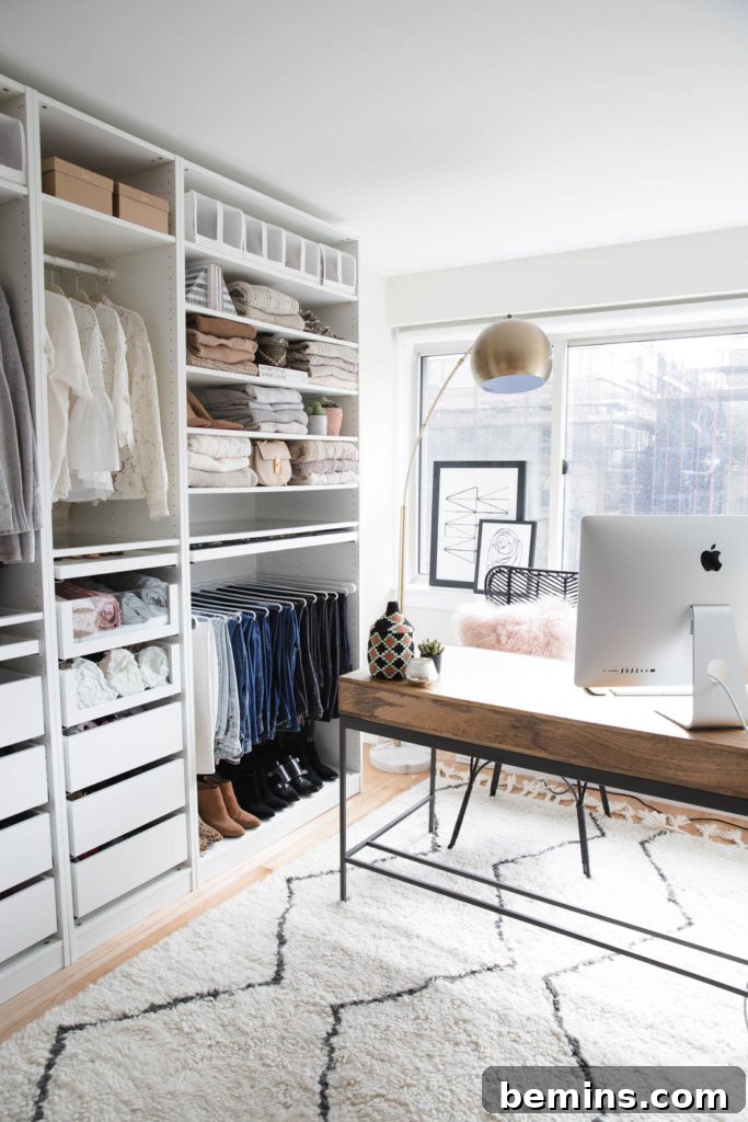 Crafting Your Perfect IKEA Closet: A Design Guide 16 IKEA PAX open closet