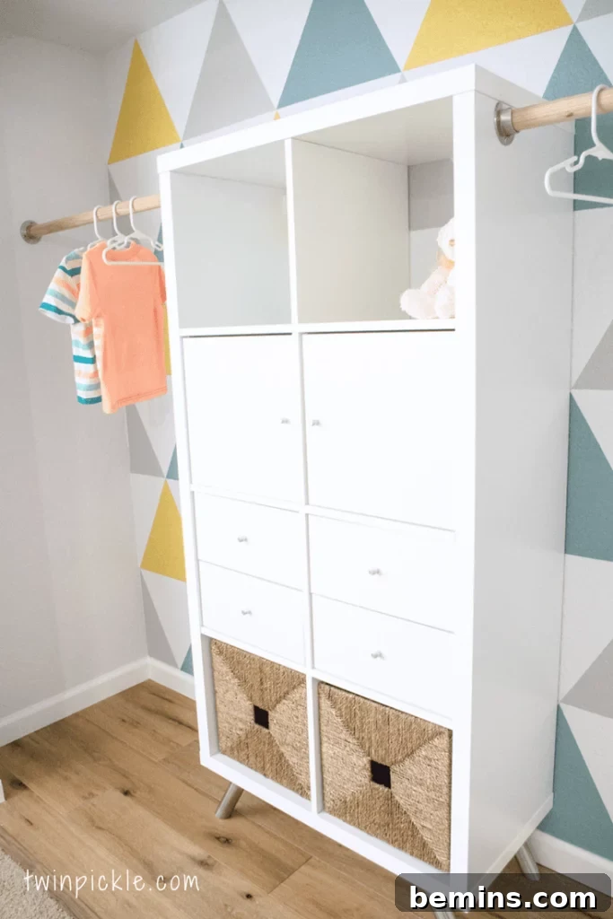 Crafting Your Perfect IKEA Closet: A Design Guide 32 Ikea Kallax closet hack