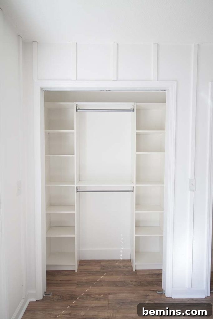 Crafting Your Perfect IKEA Closet: A Design Guide 34 IKEA Billy bookcase closet hack