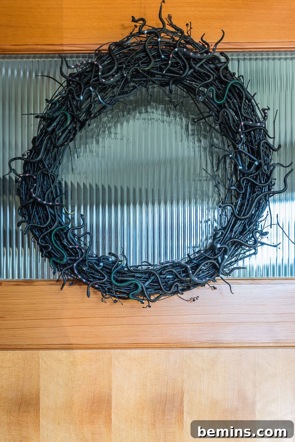 Make an easy DIY Halloween wreath for your front door