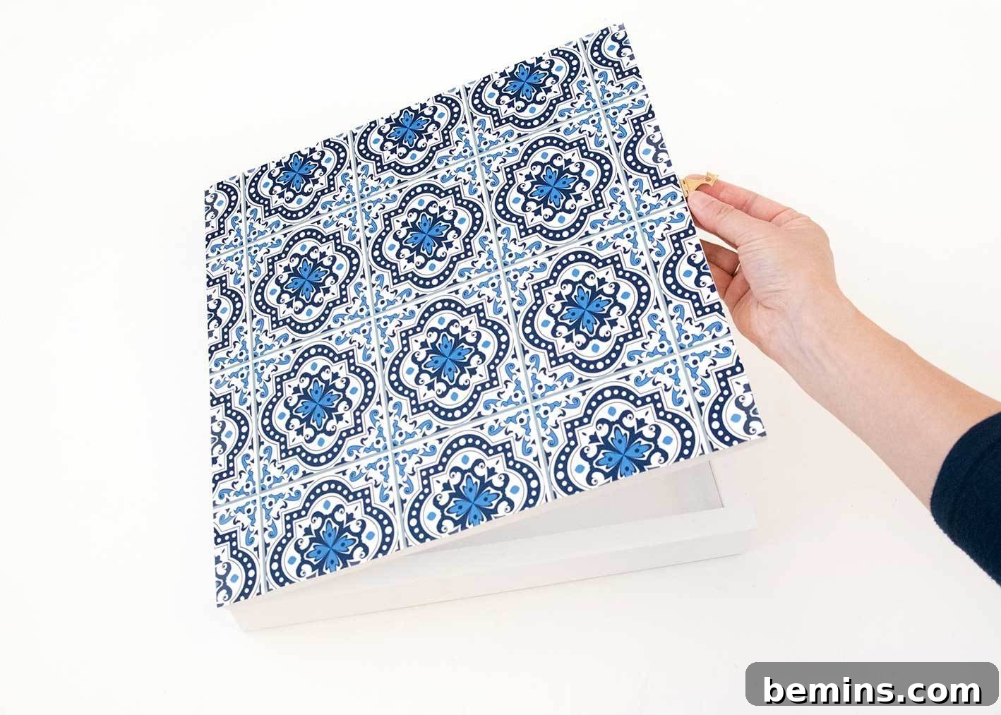 Step 6 - Jewelry organizer disguised as wall art