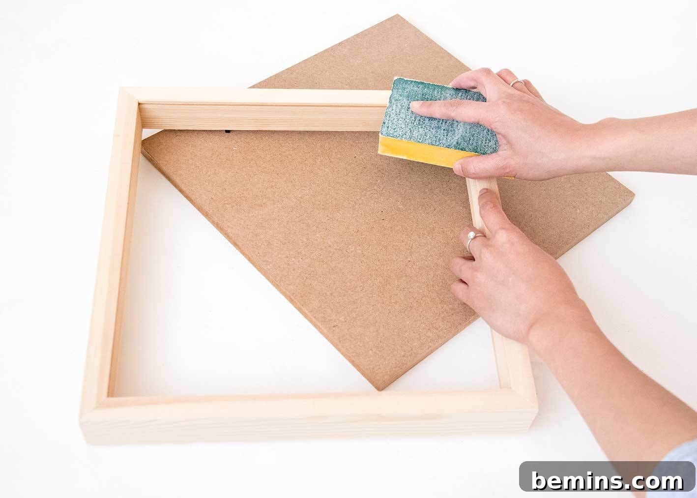 Step 3 - Jewelry organizer disguised as wall art