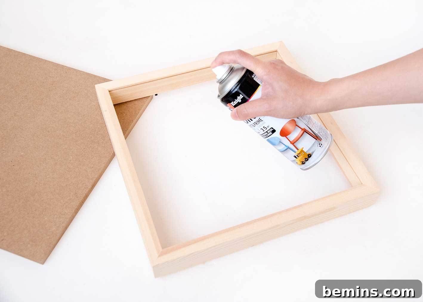 Step 3 - Jewelry organizer disguised as wall art