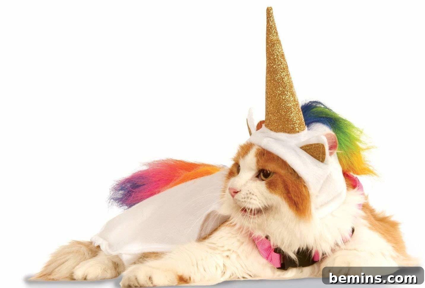 Halloween unicorn cat costume
