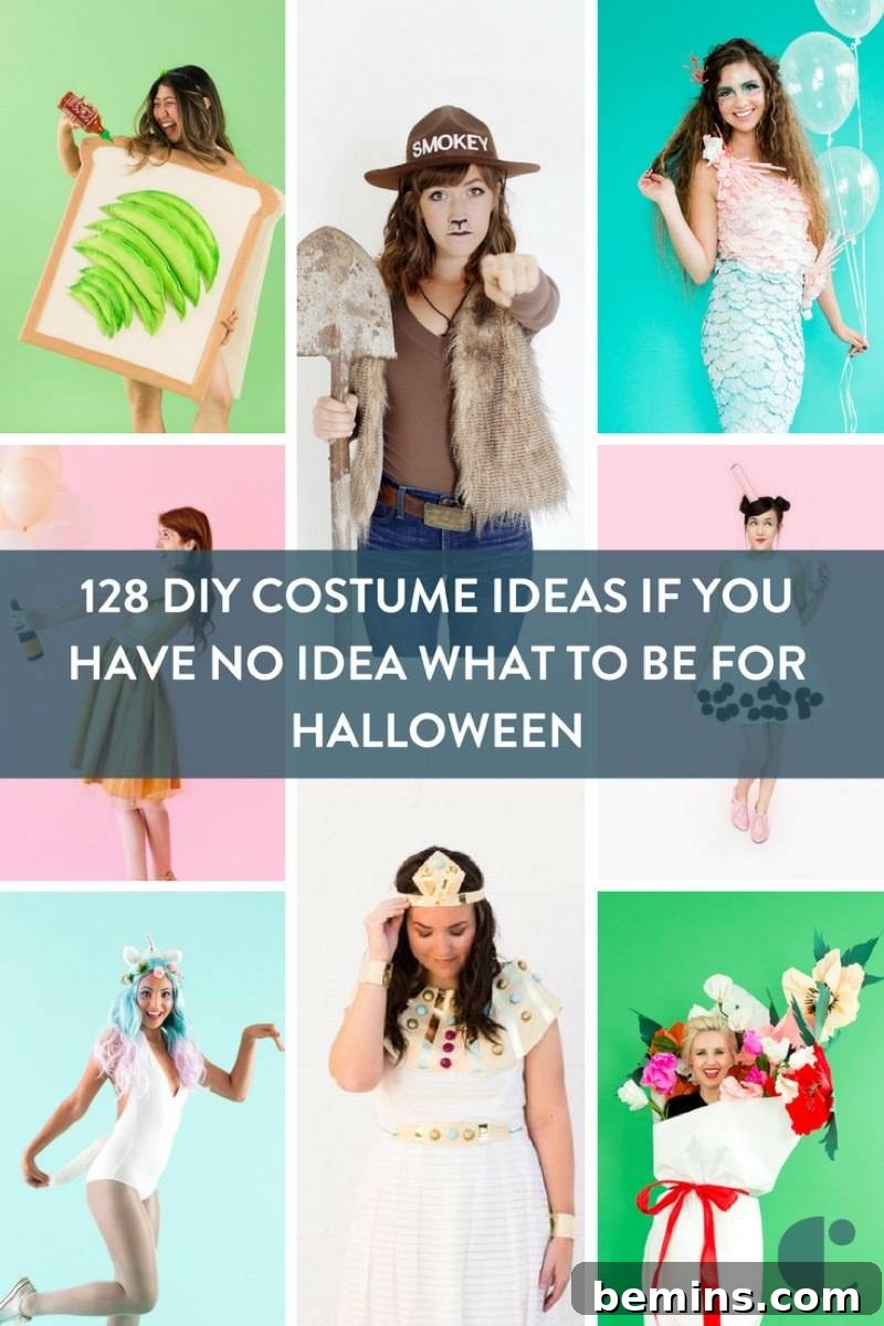 120+ Ideas on What to Be for Halloween | From couples costumes to parties of one, this list is sure to inspire!