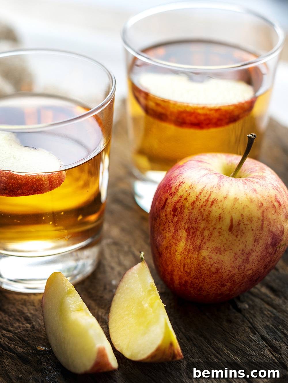 People toasting with apple cider, celebrating gratitude
