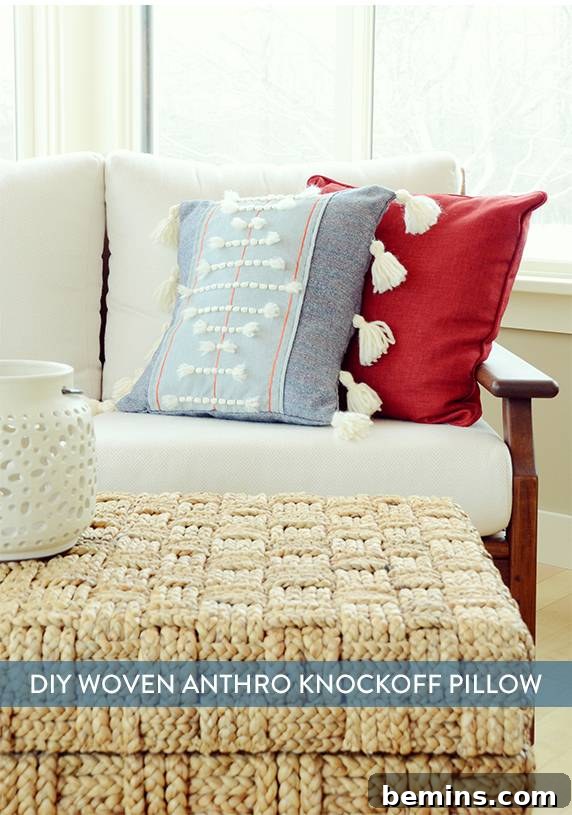 Knockoff throw pillow