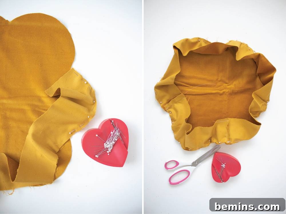 Step 3 | Velvet pillow