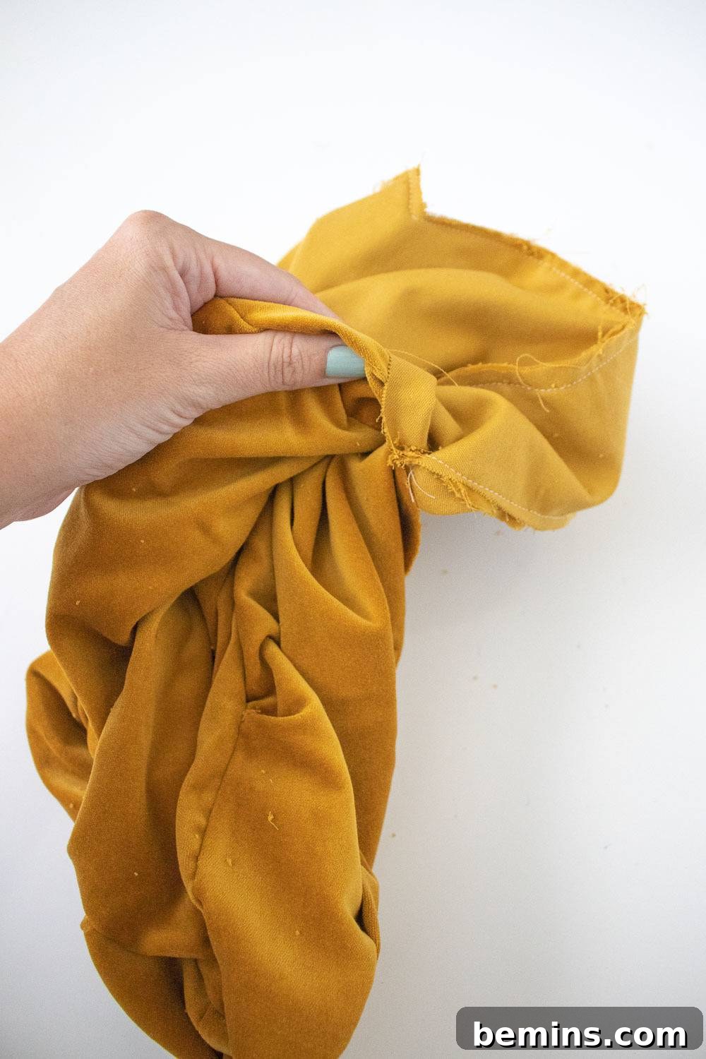 Step 6 | Velvet pillow