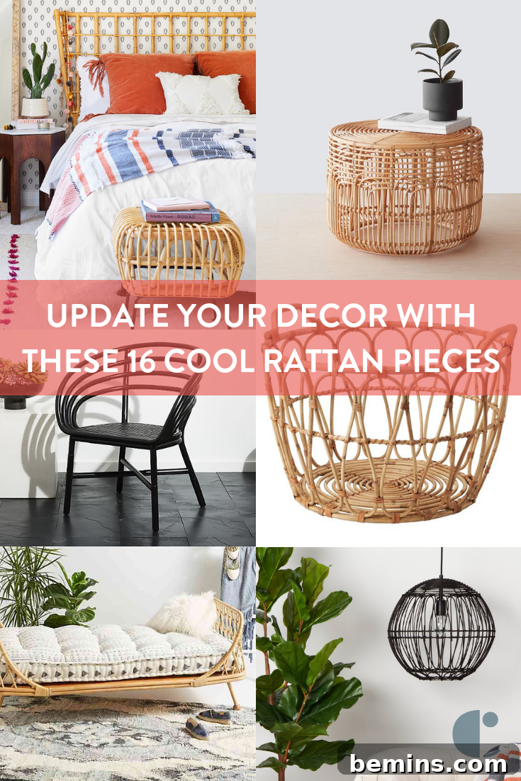 Rattan finds for your home that look fresh and modern