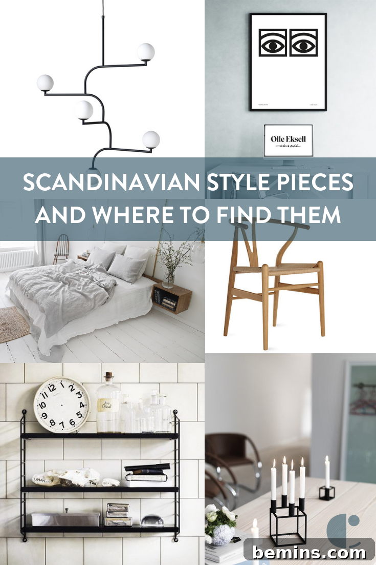 Scandinavian style pieces, and where to find them