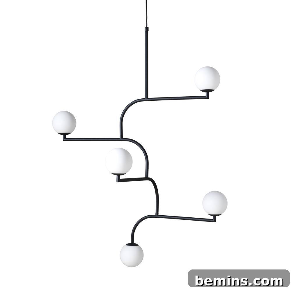 Black Pholc mobile pendant light