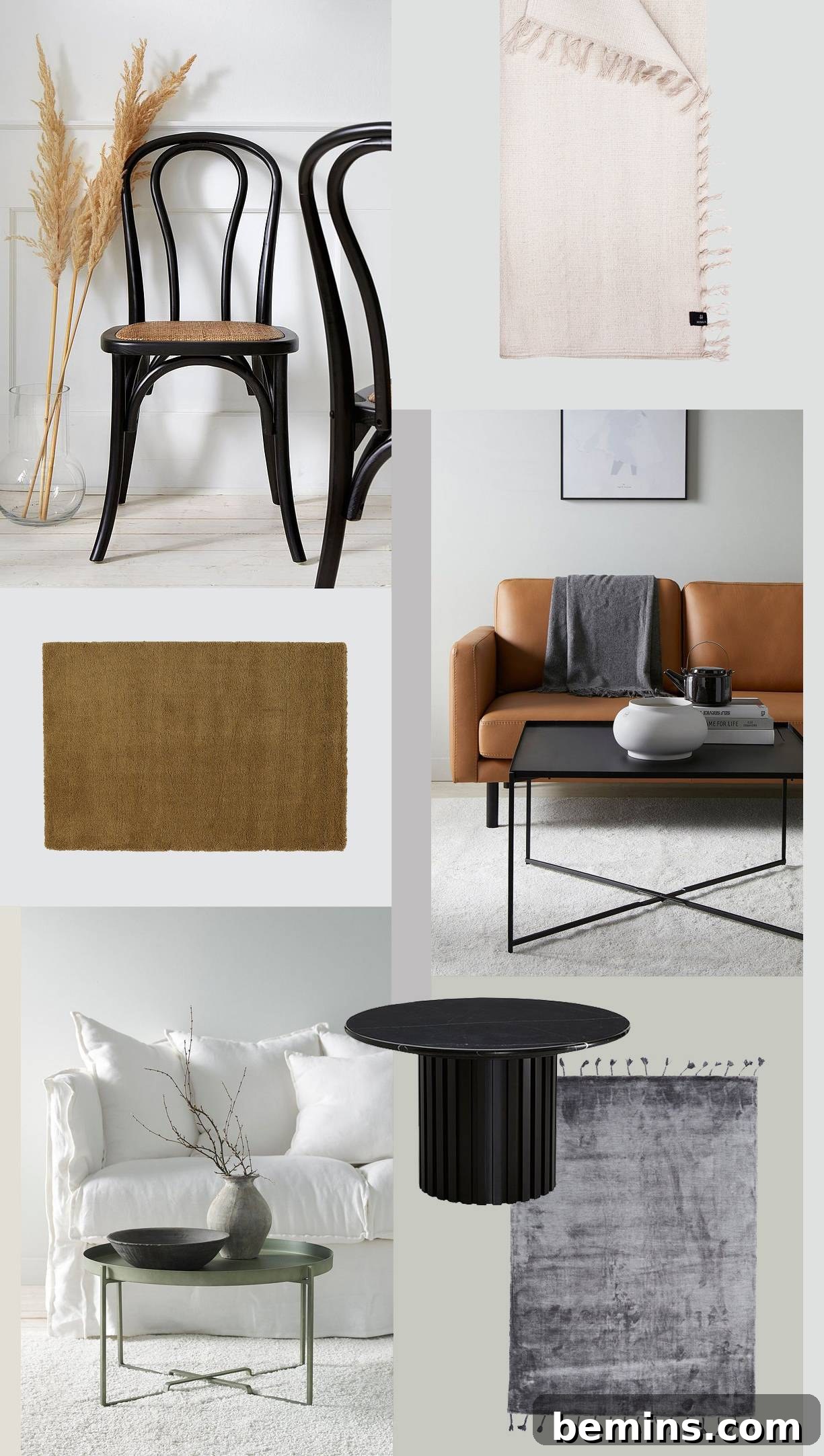 Interior design collage 
