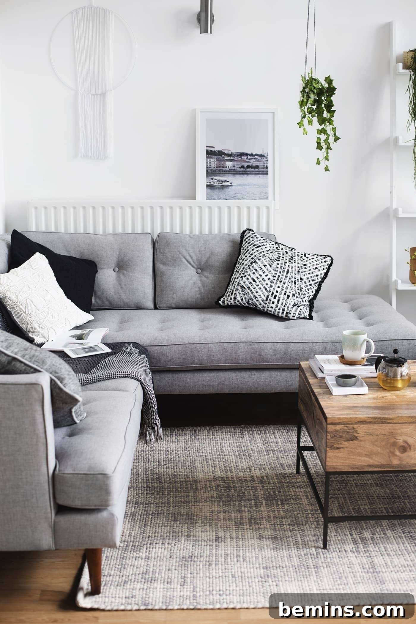 Scandinavian style living room
