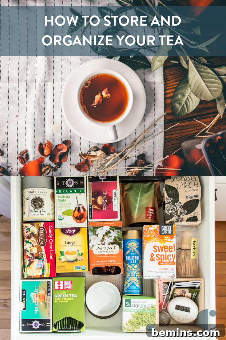 The best ways to organize and store tea