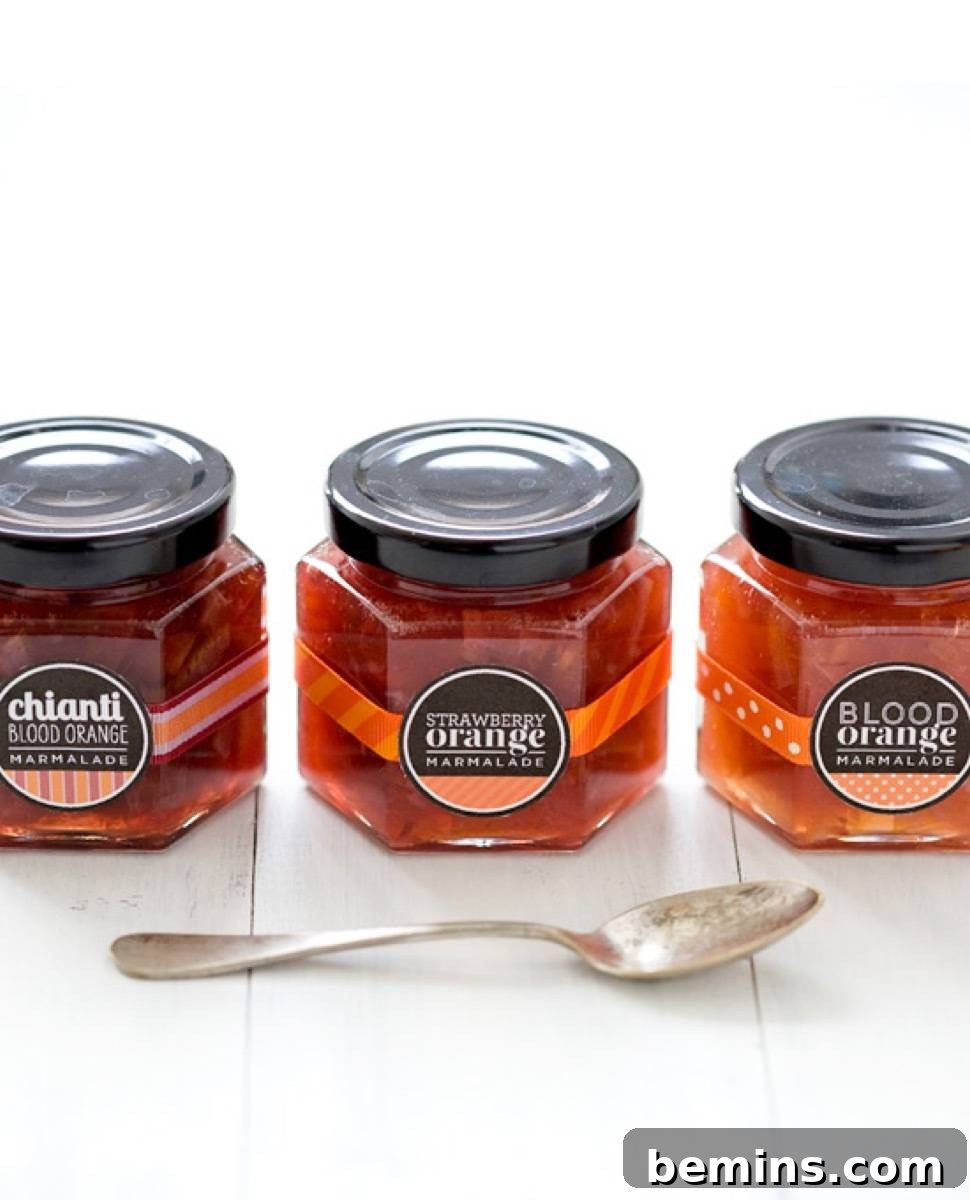 Blood orange marmalade