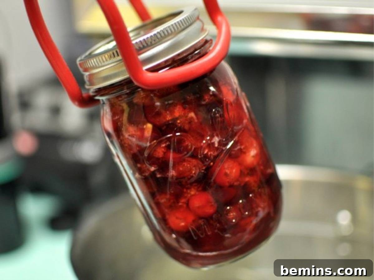 Pickled cranberries