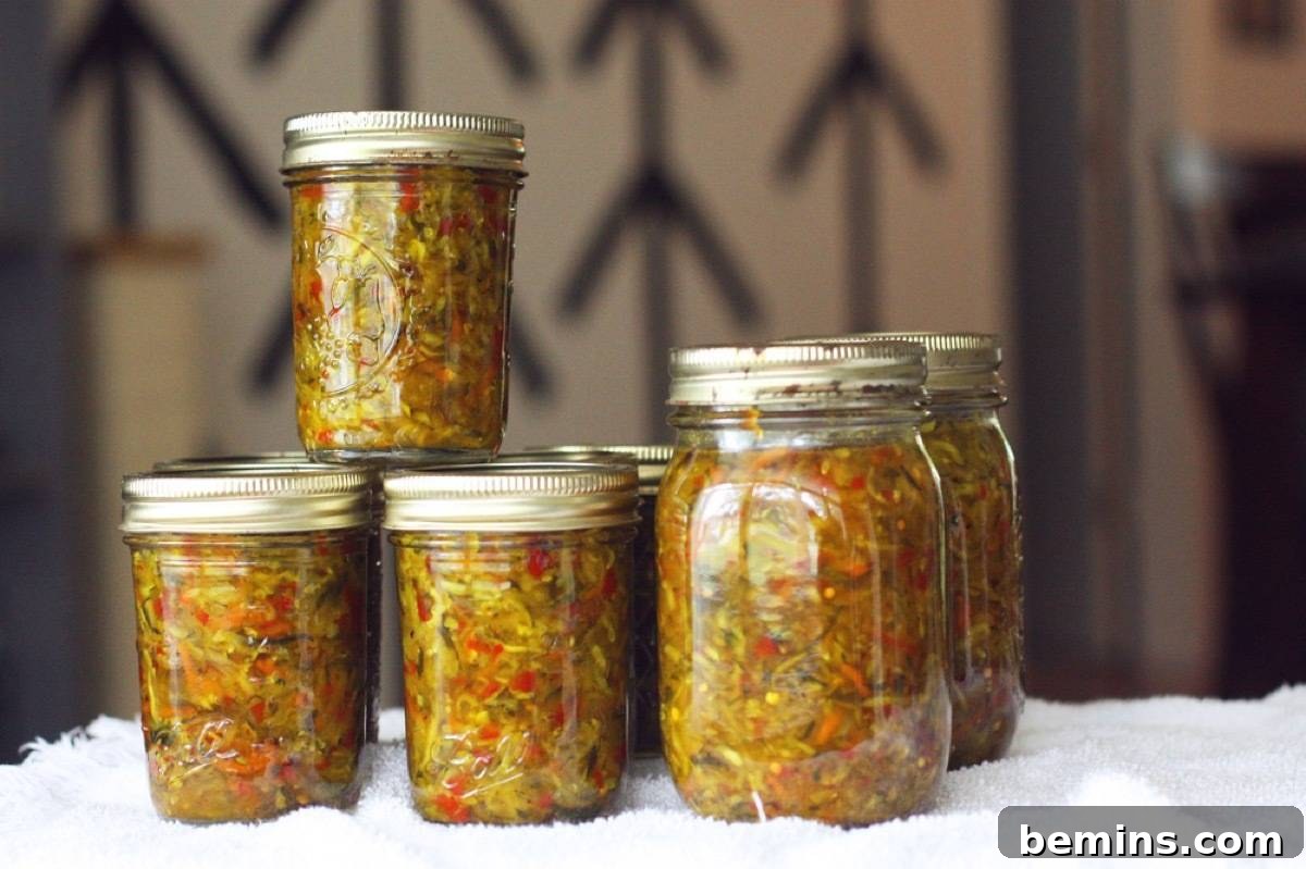 Sweet Zucchini Relish Recipe