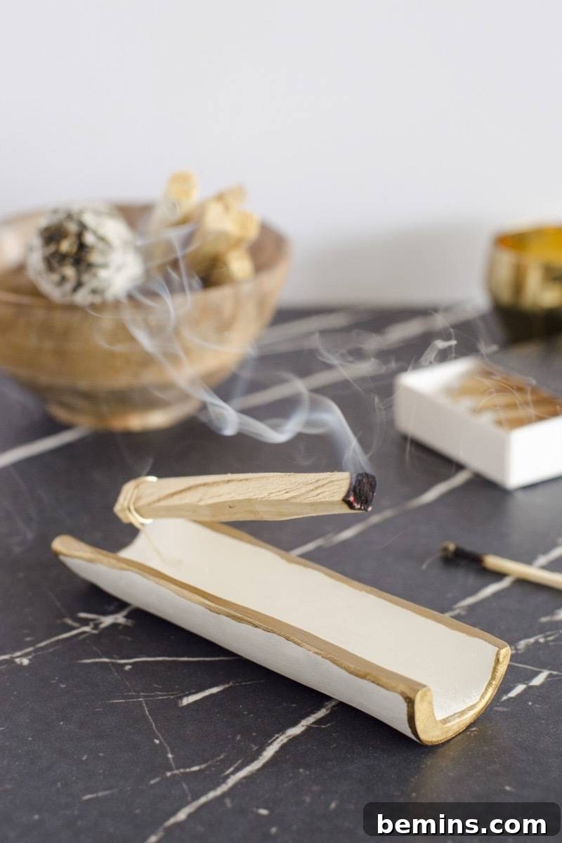 Finished Palo Santo Holder