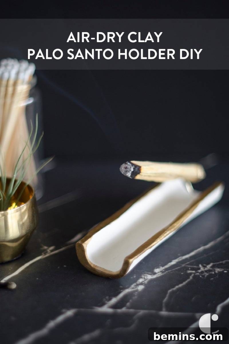 DIY Palo Santo holder