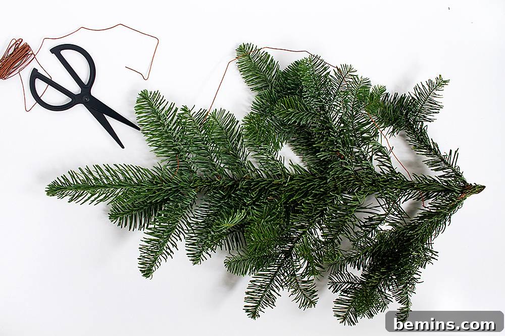 Attaching Cord to Branch
