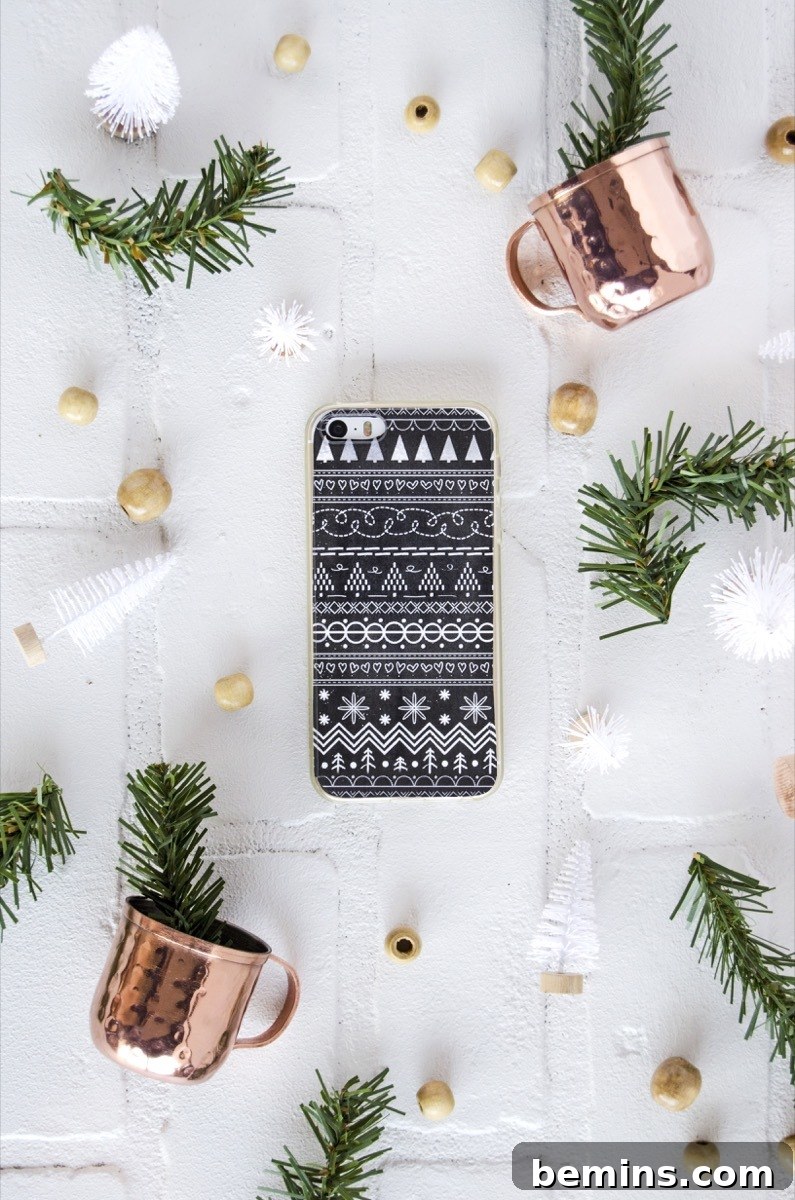 Christmas iPhone printable