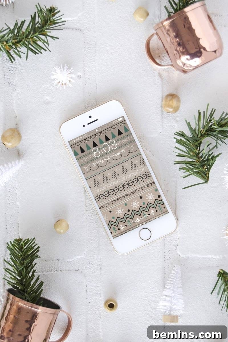 iPhone wallpaper for Christmas
