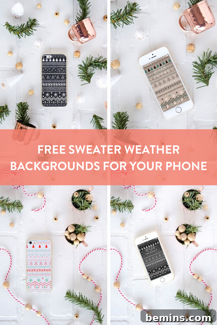 Sweater Weather Phone Backgrounds