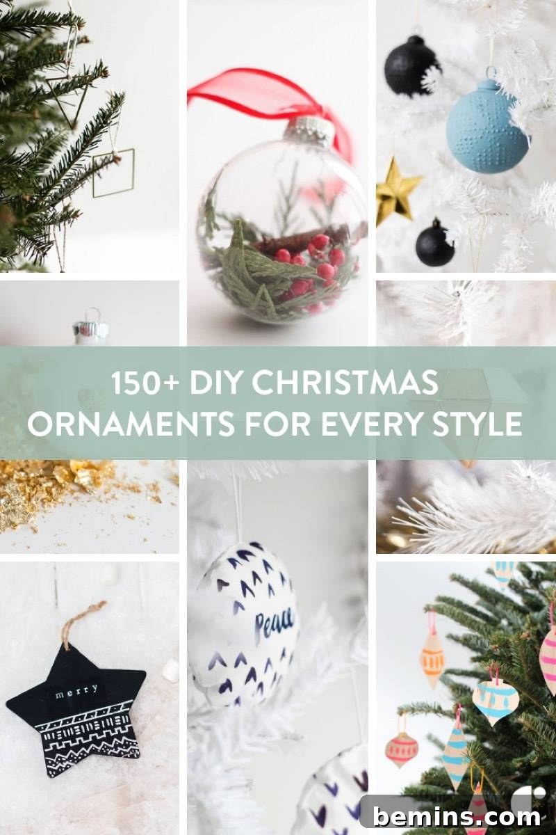 A mega roundup of ornaments you can make before Christmas