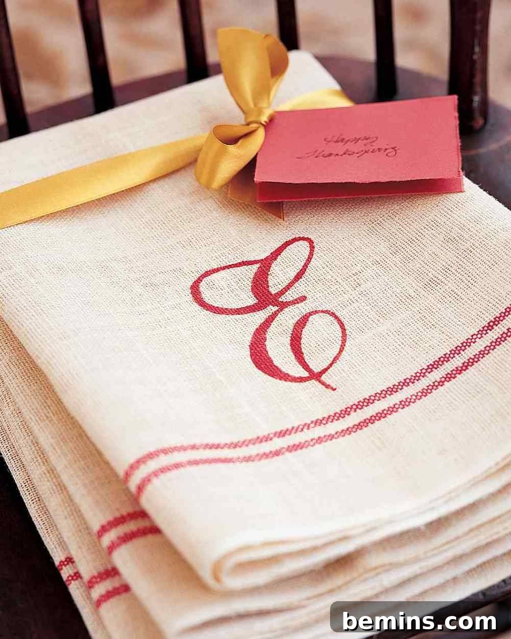 Monogrammed Hand Towels
