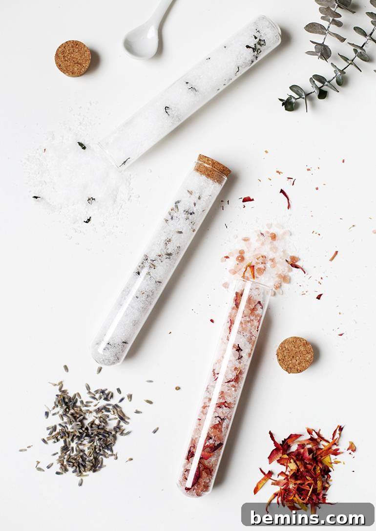 DIY bath salt recipe